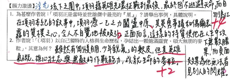 1151三溫27鄭淳允/ 問題討論佳作 / 項羽——超級巨星⊙方瑜