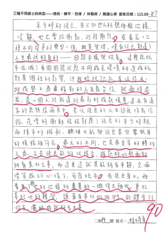 三射14林琦真-三種不同謀士的典型