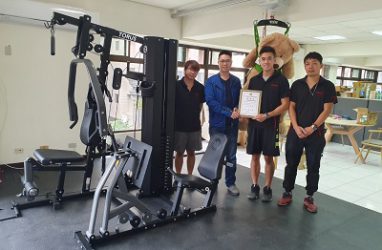 感謝喬山健康科技贊助多功能重量訓練機