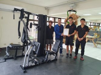 感謝喬山健康科技贊助多功能重量訓練機