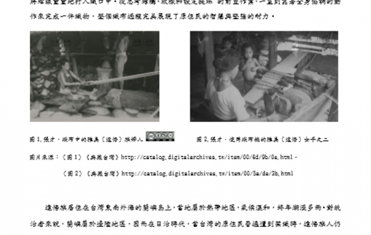 中研院電子報─達悟族的織布特色